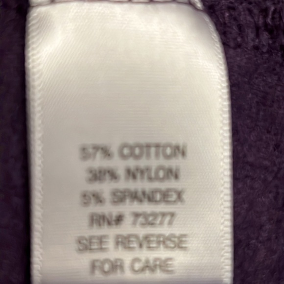 Croft&Barrow Textured Purple Top Sz 2X - Picture 5 of 6